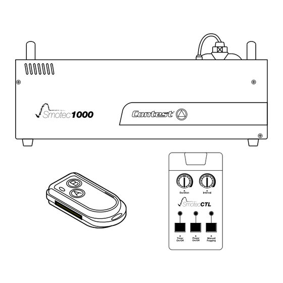 Contest Smotec1000 Guide De L'utilisateur