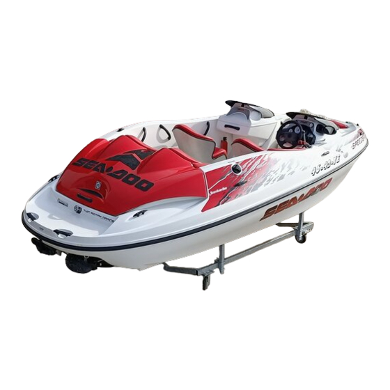 Sea-doo Speedster 1600 1998 Manuels