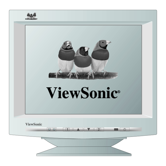 ViewSonic P95f+ Guide De L'utilisateur