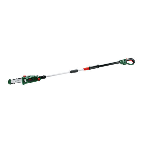 Bosch UniversalChainPole 18 Notice Originale
