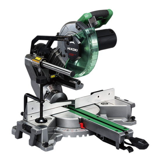 HIKOKI C 8FSH Mode D'emploi