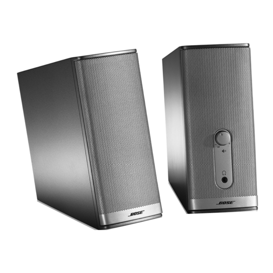 Bose COMPANION 2 Serie Notice D'utilisation