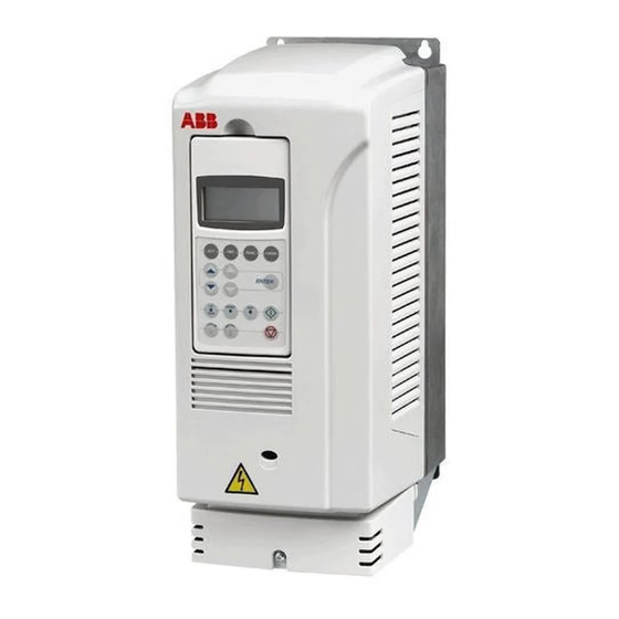 ABB ACS800 Serie Manuel D'exploitation