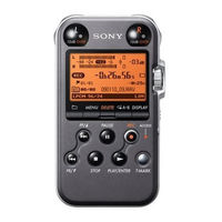 Sony PCM-M10 Mode D'emploi