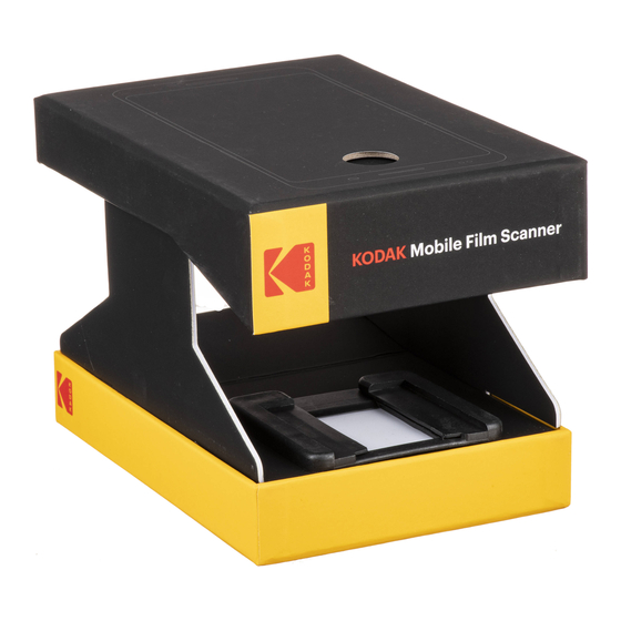 Kodak Mobile Film Scanner Manuel De L'utilisateur
