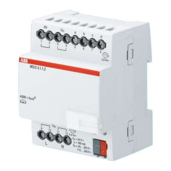 ABB WS/S4.1.1.2 Manuel Produit