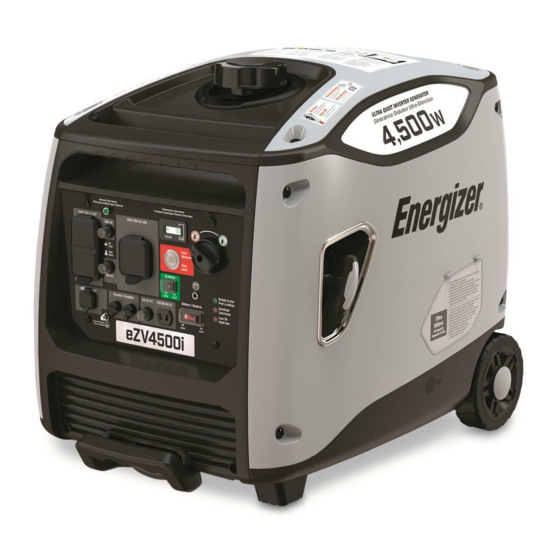 Energizer eZV 4500W i Serie Manuels