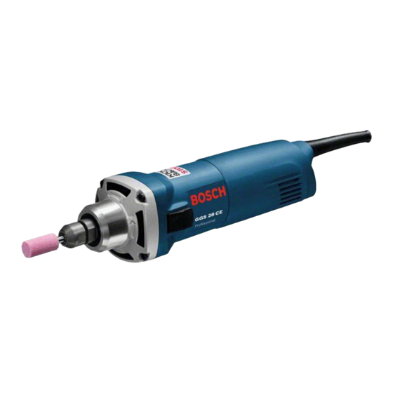 Bosch Professional GGS 8 CE Notice Originale