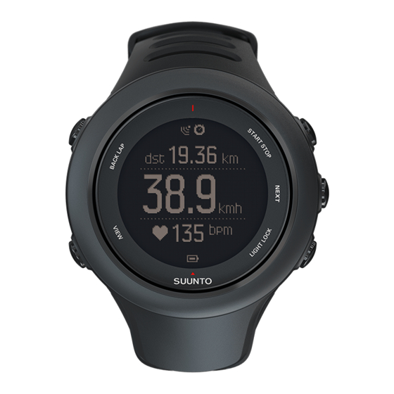 Suunto AMBIT3 SPORT 2.0 Guide D'utilisation