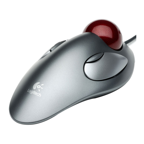 Logitech TrackMan Marble Guide D'installation