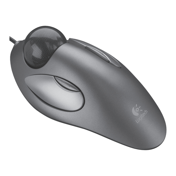 Logitech TrackMan Marble Guide D'installation