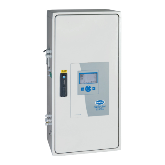 Hach BioTector B3500ul Installation Et Fonctionnement