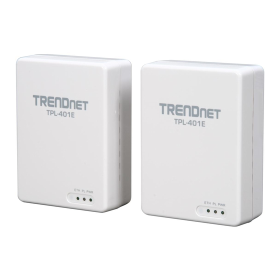 TRENDnet TPL-401E Guide D'installation Rapide