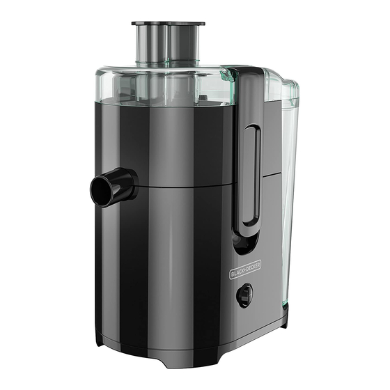 Black & Decker JE2400BD Guide D'utilisation Et D'entretien