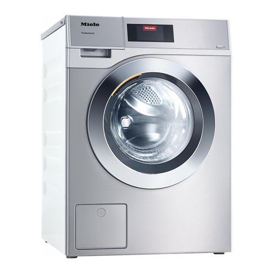 Miele professional PWM 907 Notice D'utilisation Et D'installation