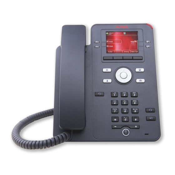 Avaya J139 Référence Rapide