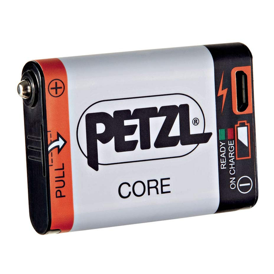 Petzl CORE Mode D'emploi