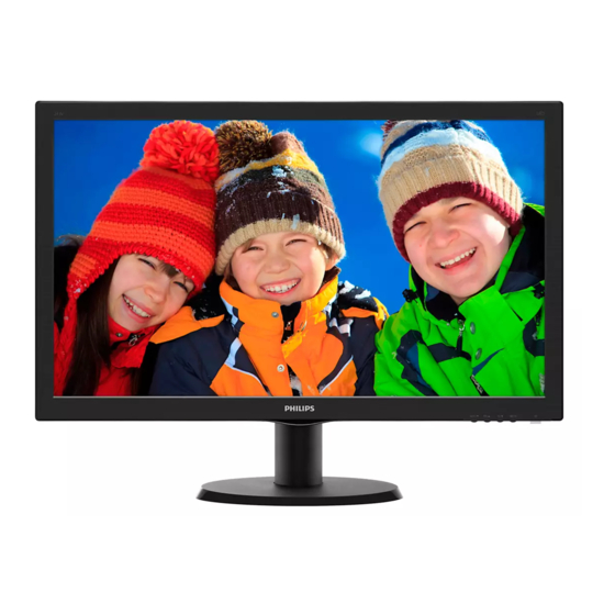 Philips 243V5LSB Manuel D'utilisation