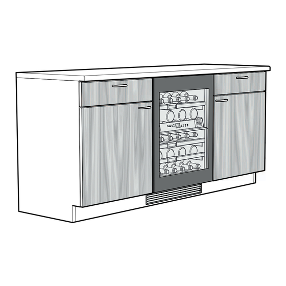 V-ZUG Winecooler UC SL60 Notice D'installation