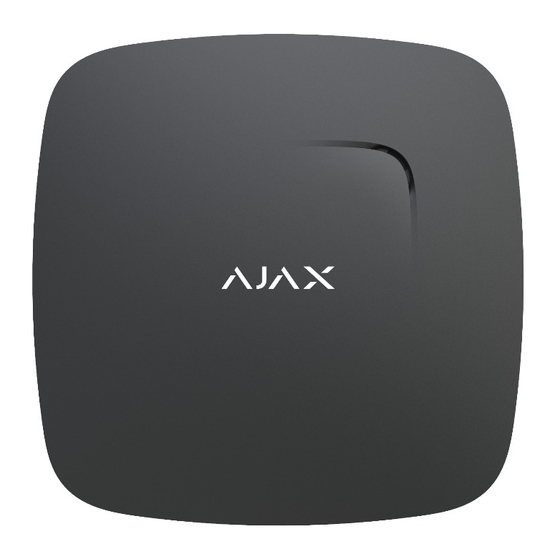 AJAX FireProtect Manuel Utilisateur
