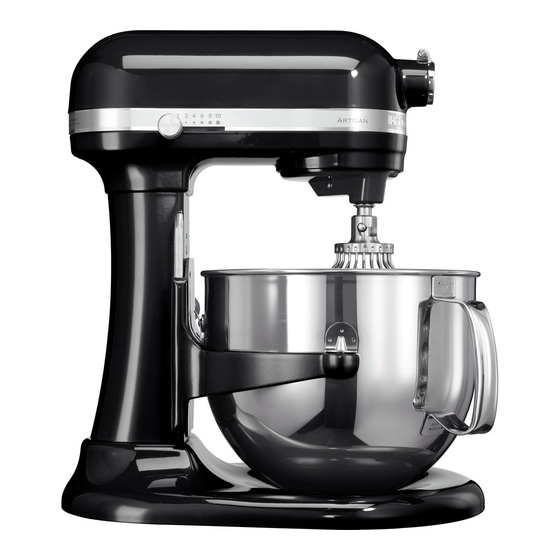 KitchenAid Artisan 5KSM7580 Instructions