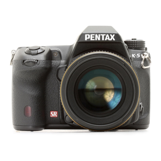 Pentax K-5 Manuels