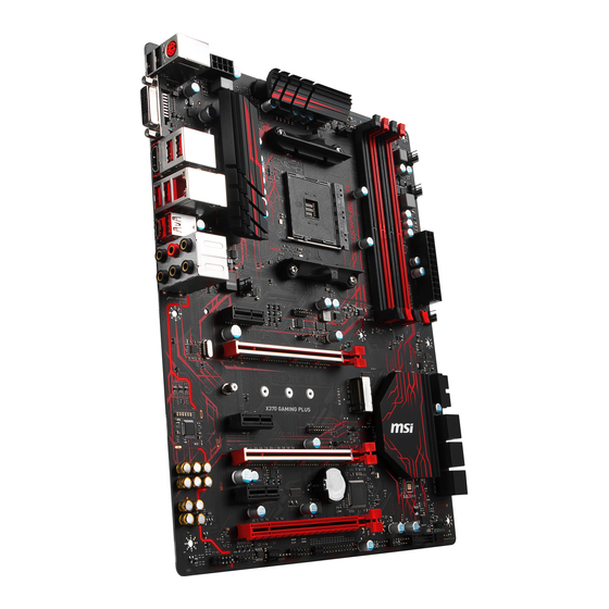 MSI X370 GAMING PLUS Présentation Rapide