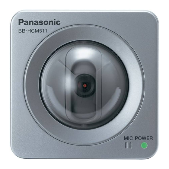 Panasonic BB-HCM511 Guide D'installation