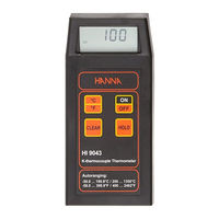 Hanna Instruments HI 9043 Notice D'utilisation