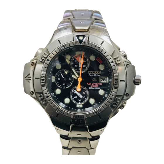 Citizen B740 Mode D'emploi