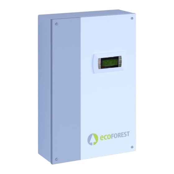 ECOFOREST ecoSMART e-manager Manuel D'utilisation