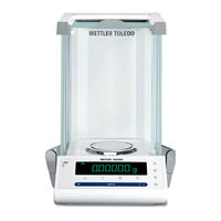 Mettler Toledo MS Série Guide De L'utilisateur