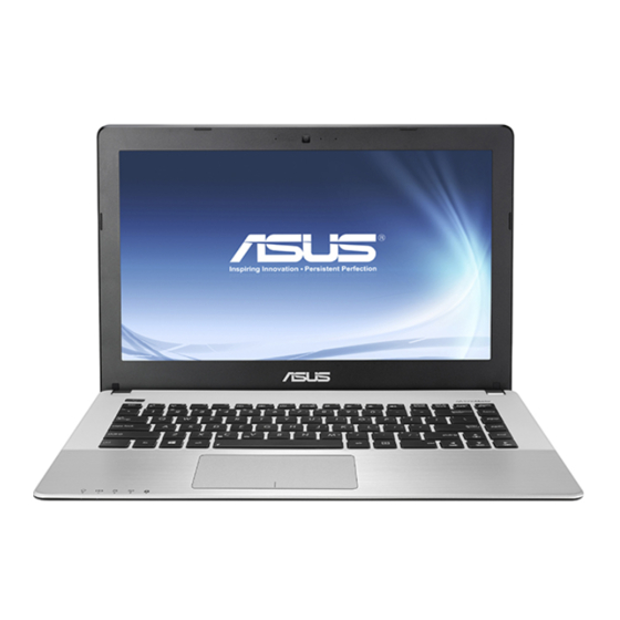 Asus X552 Serie Manuel Électronique