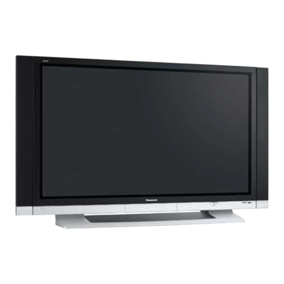 Panasonic VIERA TH-65PV600E Mode D'emploi