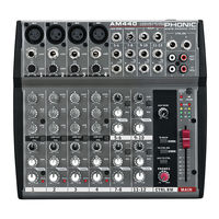 Phonic AM440W Mode D'emploi