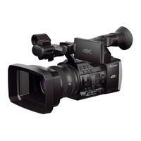 Sony Handycam FDR-AX1E Mode D'emploi