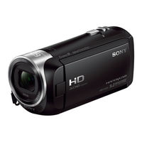 Sony HDR-PJ410 Mode D'emploi