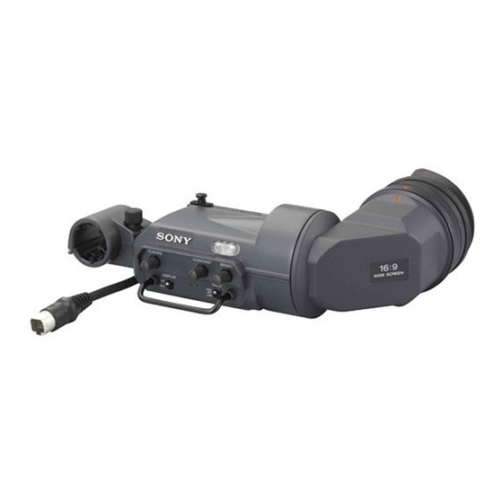 Sony DXF-20W Mode D'emploi