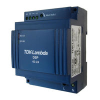 TDK-Lambda DSP60-24 Mode D'emploi