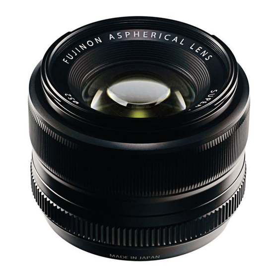 FujiFilm XF18mmF2 R Manuel D'utilisation
