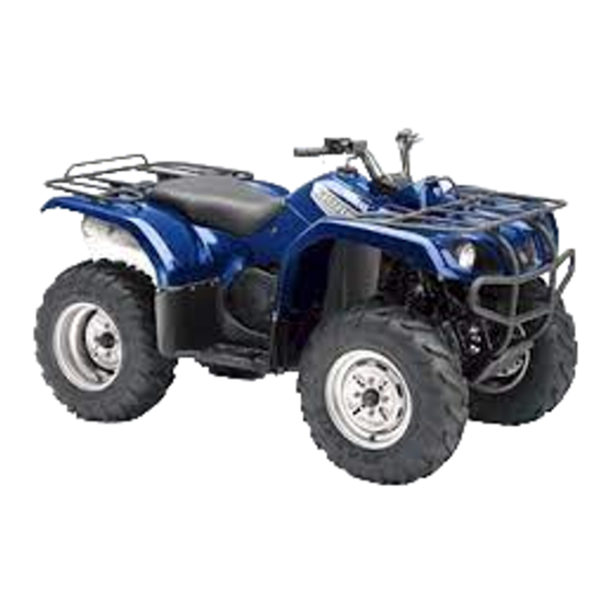 Yamaha Grizzly 350 2006 Manuel Du Propriétaire