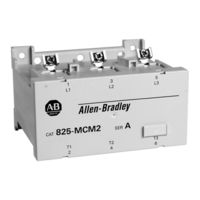 Allen-Bradley 825-MCM2 Instructions De Montage