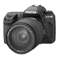 Pentax K-7 Mode D'emploi