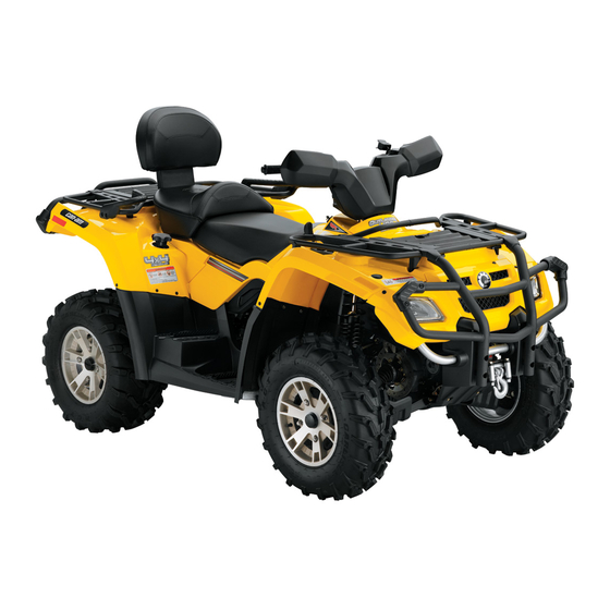 Can-Am OUTLANDER 400 EFI 2010 Guide Du Conducteur