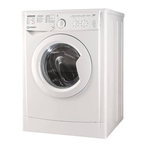 Indesit EWC61051WFRN Manuel D'utilisation