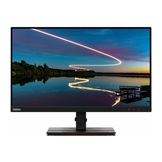 Lenovo ThinkVision T24m-29 Guide D'utilisation