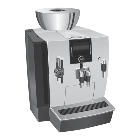 Jura IMPRESSA XJ9 Professional Mode D'emploi