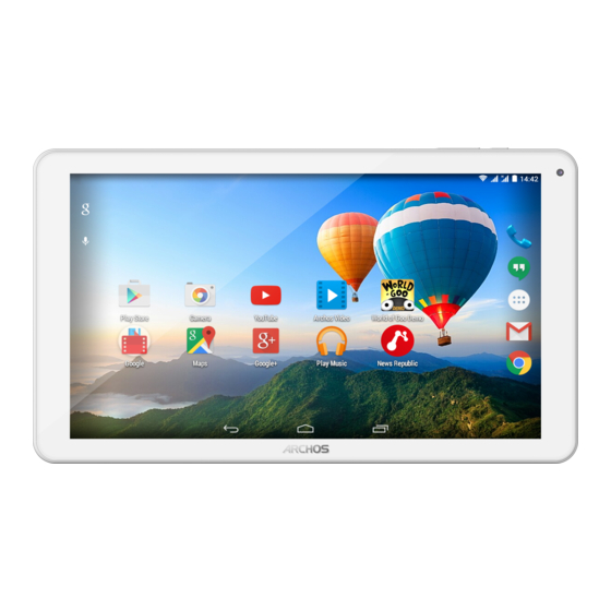 Archos 101 Xenon Lite Mode D'emploi