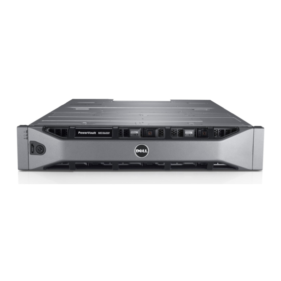 Dell PowerVault MD3600f Manuel Du Propriétaire