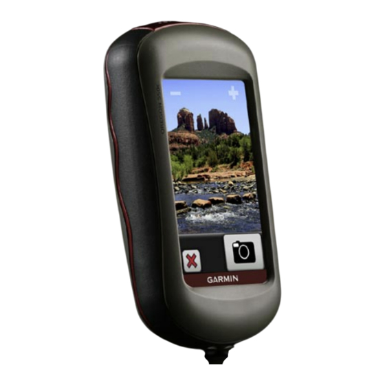 Garmin Oregon Série Manuel De Demarrage Rapide